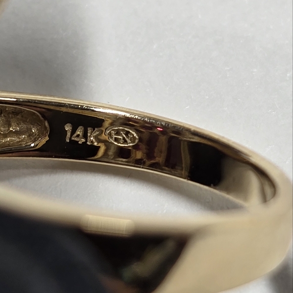 Watch Video / Heirloom 14K Gold Ruby and Diamond Cocktail Ring - Picture 12 of 13